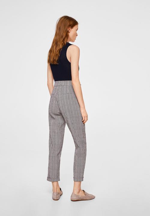 MANGO - Fine knit top - navy