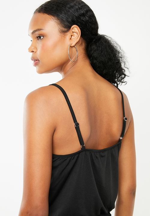STYLE REPUBLIC - Wrap bodysuit - black