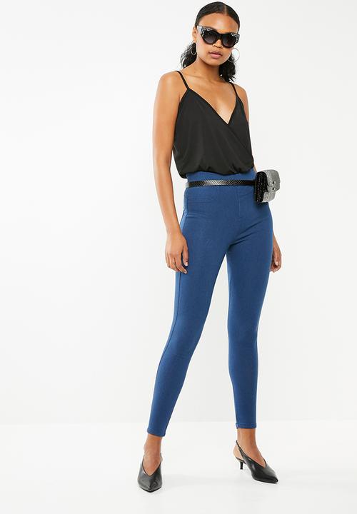 STYLE REPUBLIC - Wrap bodysuit - black