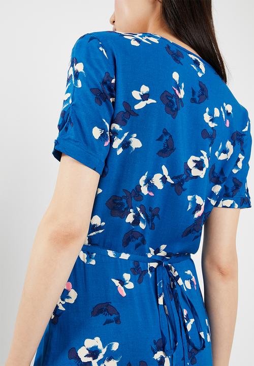 Jacqueline de Yong - King wrap dress - blue