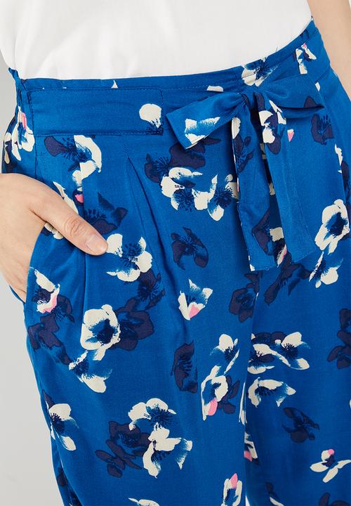 Jacqueline de Yong - King belted culottes - blue
