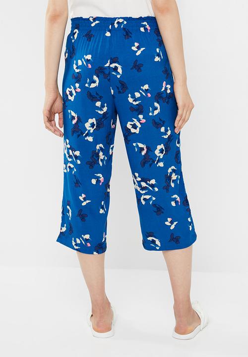 Jacqueline de Yong - King belted culottes - blue