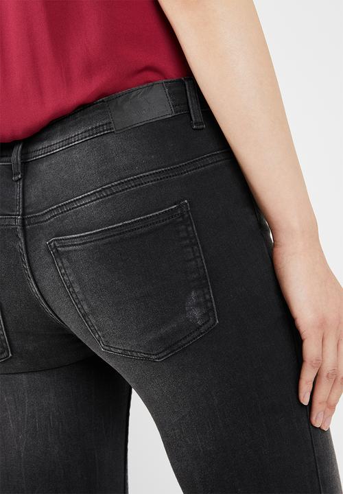 Jacqueline de Yong - Skinny regular jake ankle jeans - grey