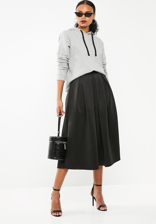 Superbalist - Midi Scuba skirt - black