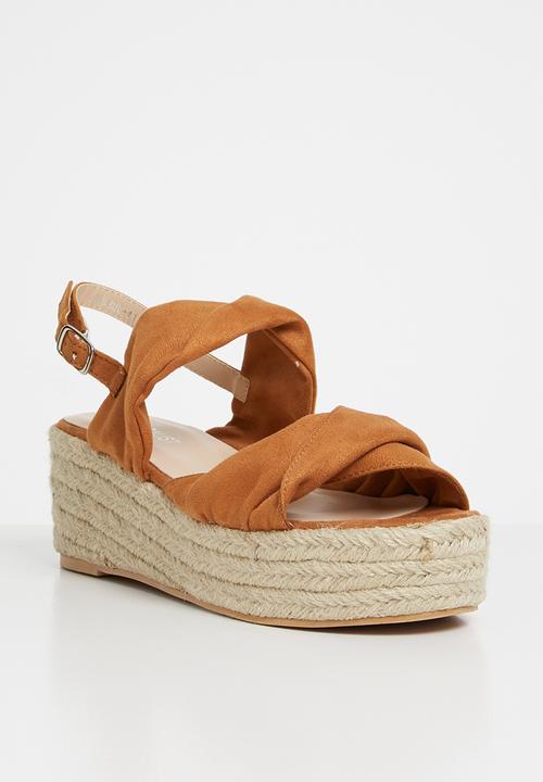 Superbalist - Lilly espadrille heel - tan
