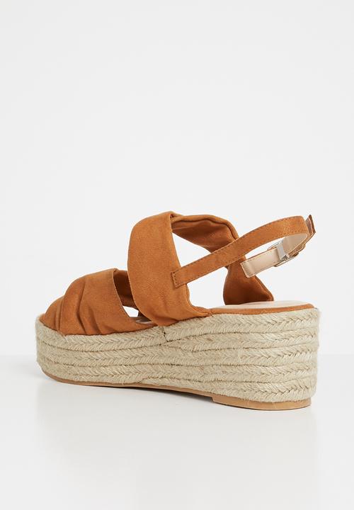 Superbalist - Lilly espadrille heel - tan