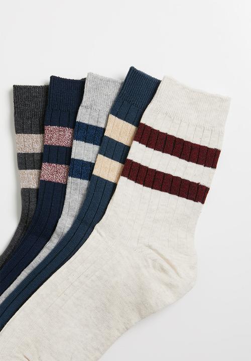 Superbalist - 5 pack sport socks - multi
