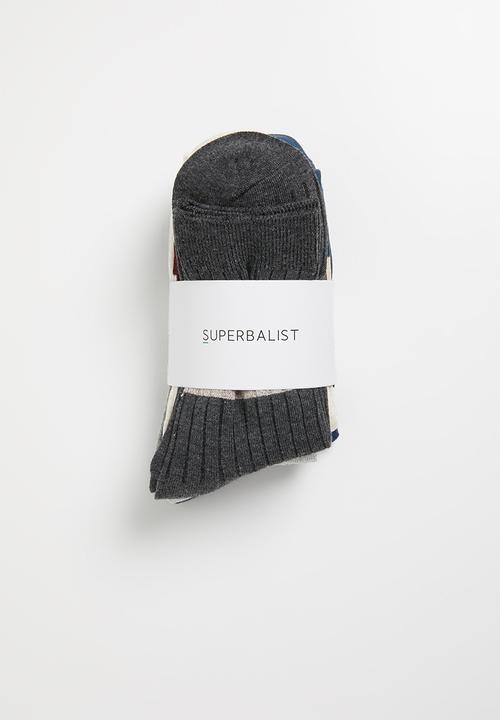 Superbalist - 5 pack sport socks - multi