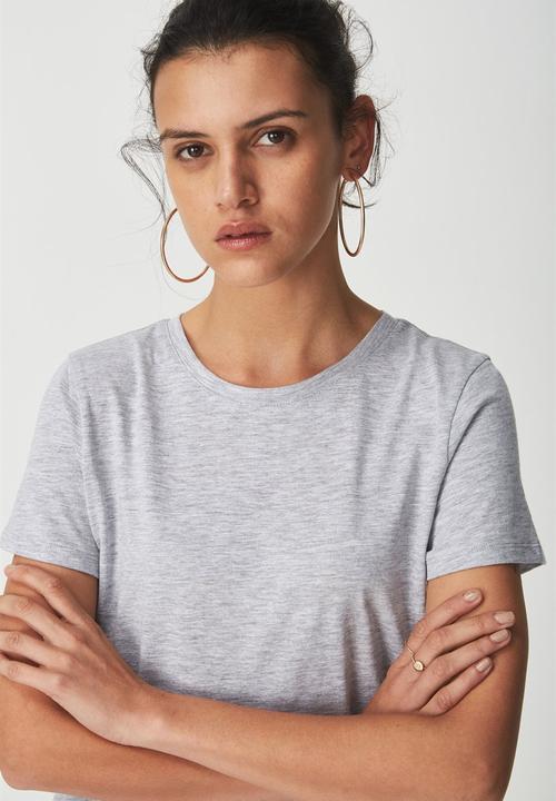 Cotton On - The crew T-Shirt - grey 