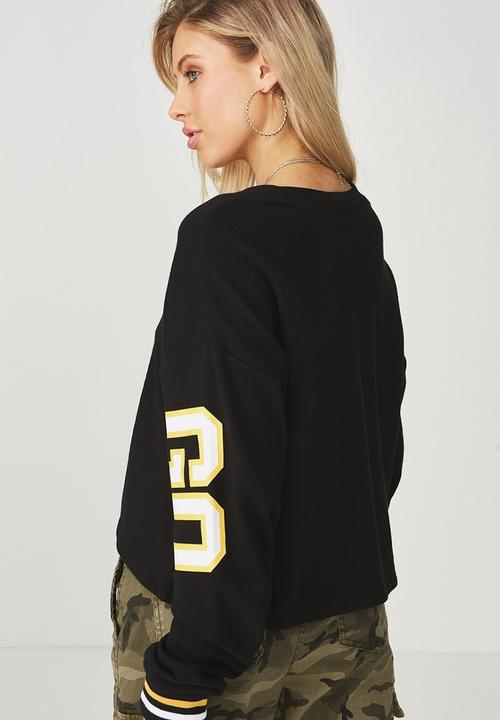 Supré  - Slouch sweat - black 