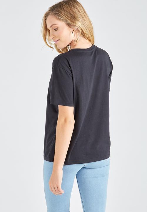 Supré  - Royal printed tee - black