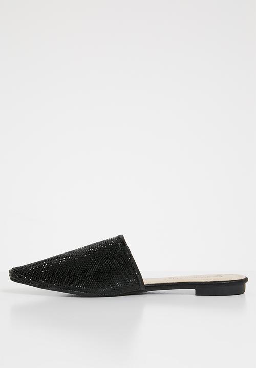 Superbalist - Lauren pointed slide - black