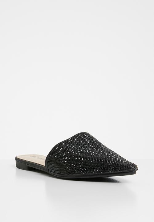 Superbalist - Lauren pointed slide - black