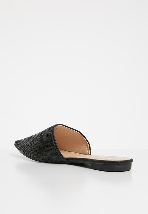 Superbalist - Lauren pointed slide - black