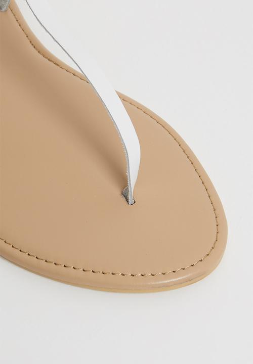 Superbalist - T-bar sandal - white