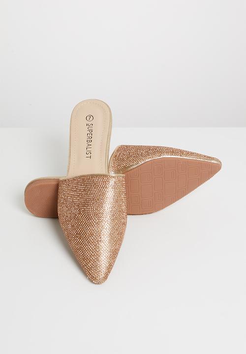 Superbalist - Lauren pointed slide - rose gold