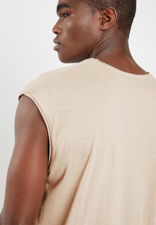 Brave Soul - Varley vest - stone