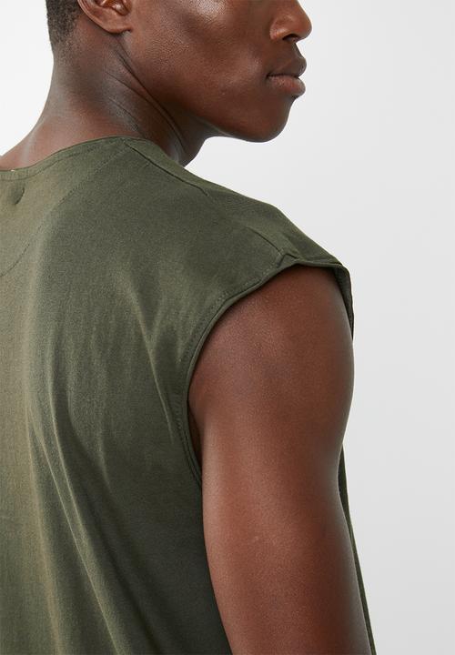 Brave Soul - Varley vest - khaki green
