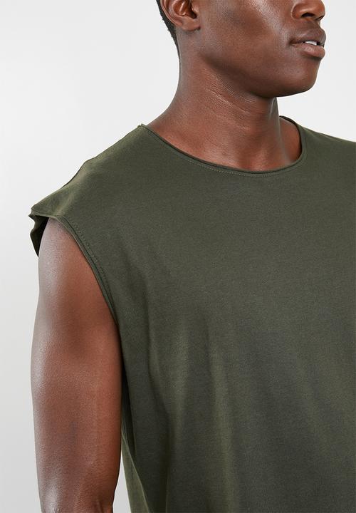 Brave Soul - Varley vest - khaki green