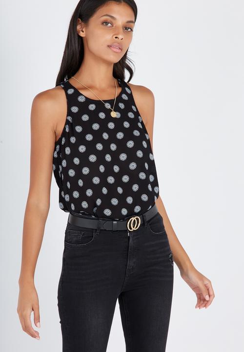 Supré  - Billie sleeveless top - black