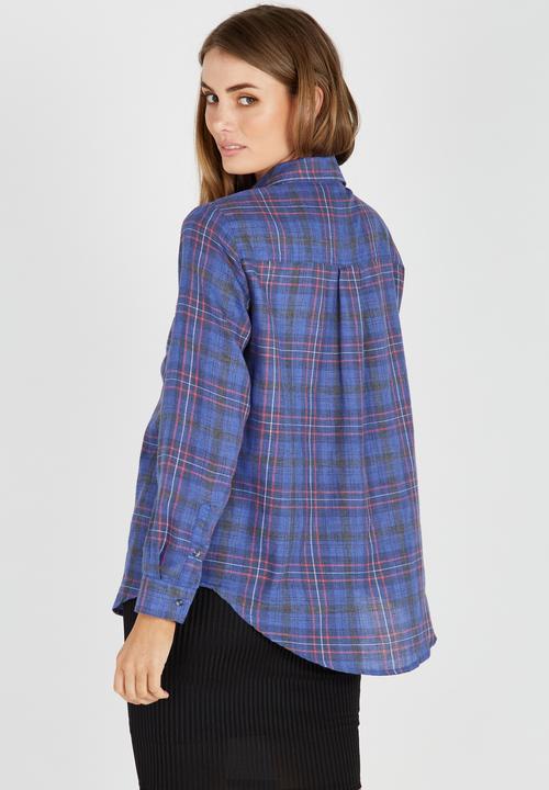 Supré  - Check shirt - bright blue