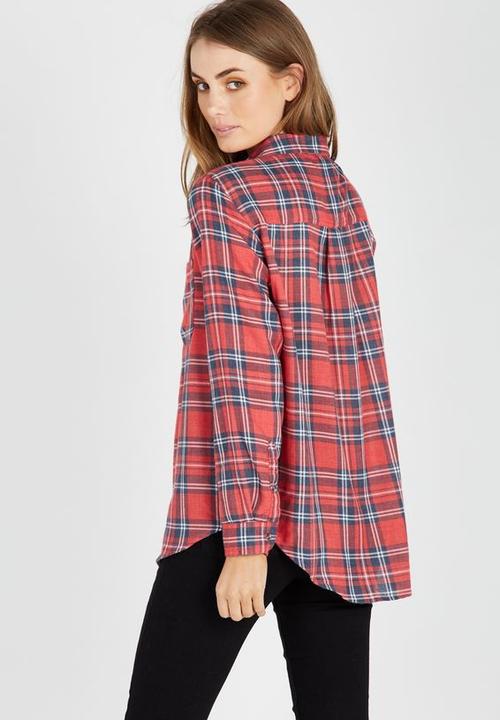 Supré  - Check shirt - red