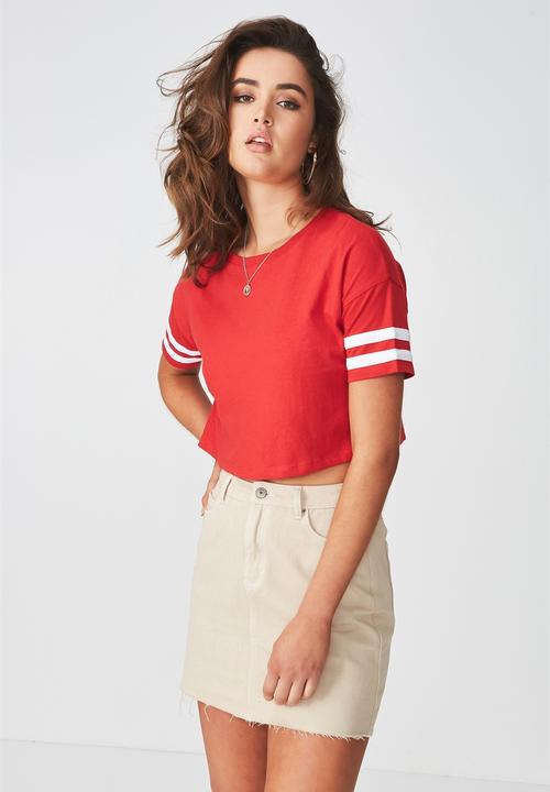 Supré  - The blair A line denim skirt - beige
