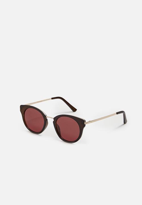 MANGO - Contrasting sunglasses - brown