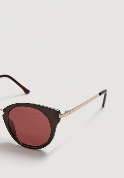 MANGO - Contrasting sunglasses - brown
