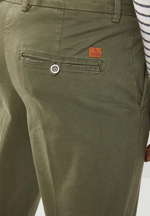 Jack & Jones - Ace milton tapered fit chino - green