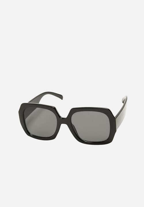 MANGO - Diagonal sunglasses - black