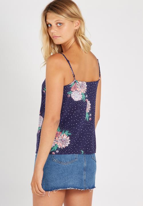 Supré  - Pip basic cami - navy 