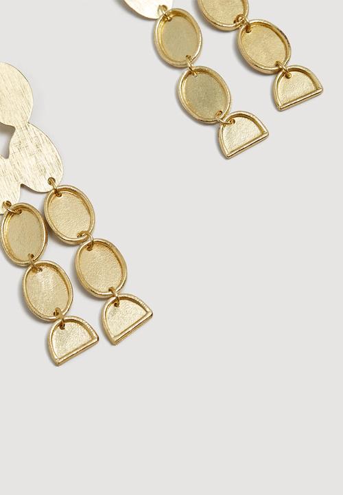 MANGO - Pendant earrings - gold