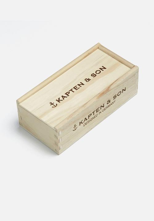 Kapten & Son - Capri Matt Black -Silver Gradient