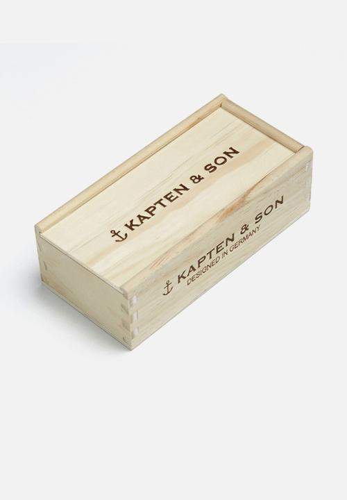 Kapten & Son - Fitzroy Matt -Black Blue Mirrored
