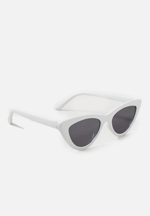 MANGO - Cat-eye sunglasses - white