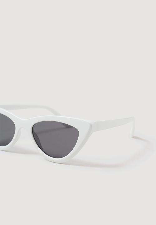 MANGO - Cat-eye sunglasses - white