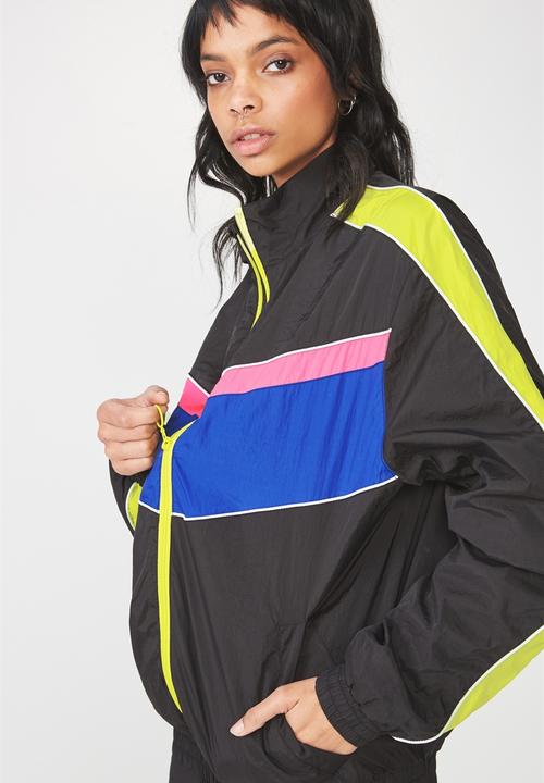 Factorie - Splice tracksuit jacket - black