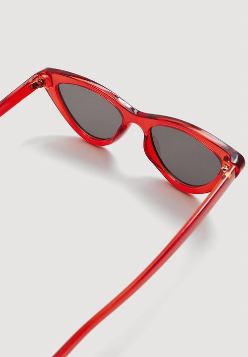 MANGO - Cat-eye sunglasses - red