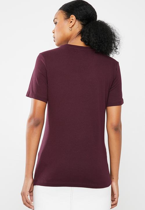 adidas Originals - Adicolour classic tee - burgundy 