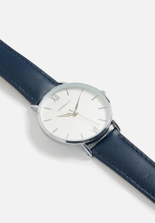 Superbalist - Lucy leather watch - navy