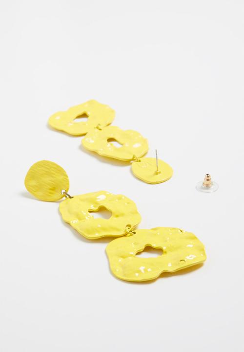 Superbalist - Kerri statement earrings - yellow