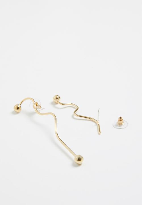 Superbalist - Reagan mismatched earrings - gold