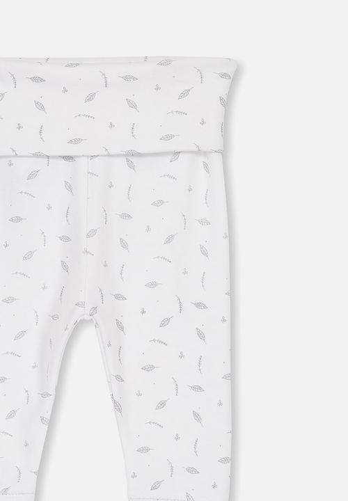 Cotton On - Nb legging - white & grey 