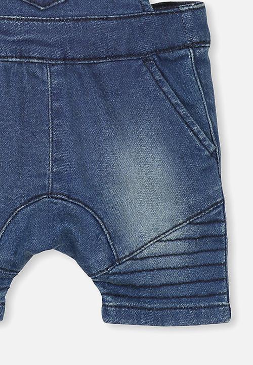 Cotton On - Billie short leg all in one - blue
