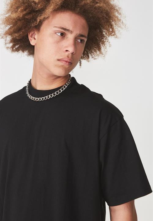 Factorie - Short sleeve stand T-shirt - black