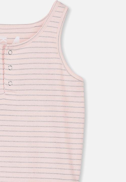 Cotton On - Tilley tank - pink & silver