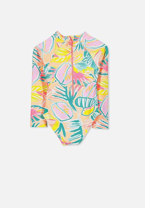 Cotton On - Lydia rashy swimsuit - multi