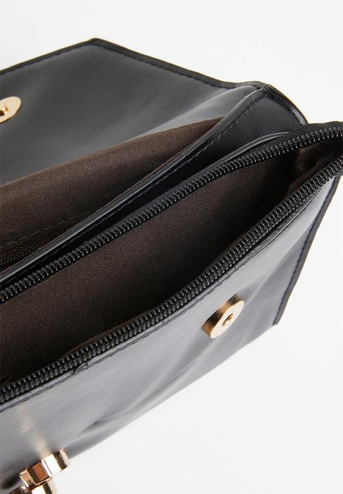 Superbalist - Toni buckle clutch - green & black