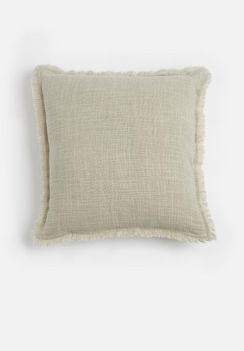 Sixth Floor - Slub cushion cover - grey
